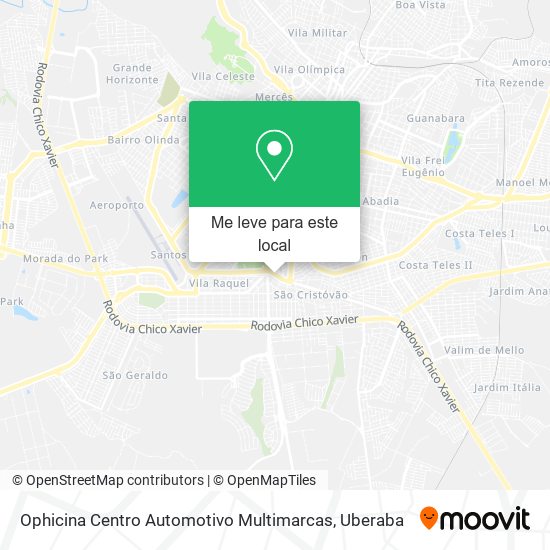 Ophicina Centro Automotivo Multimarcas mapa