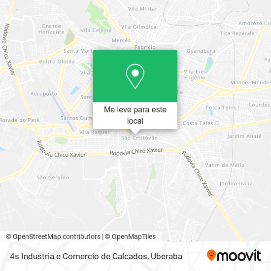 4s Industria e Comercio de Calcados mapa