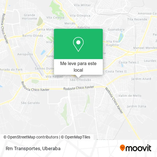 Rm Transportes mapa