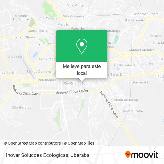 Inovar Solucoes Ecologicas mapa