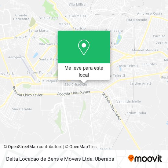 Delta Locacao de Bens e Moveis Ltda mapa