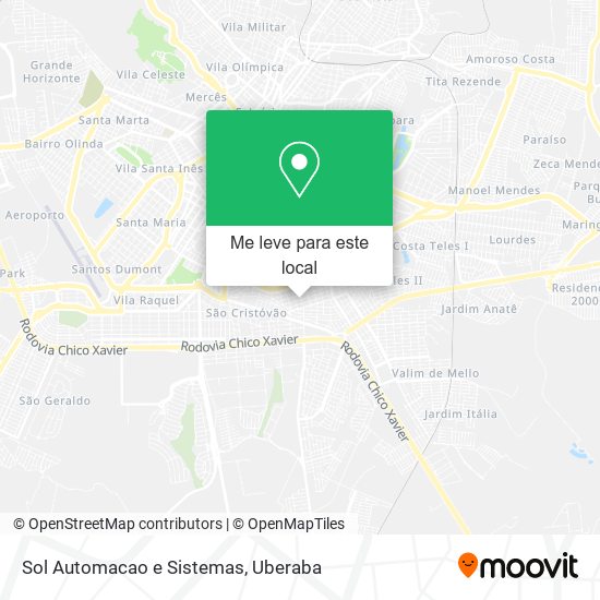 Sol Automacao e Sistemas mapa