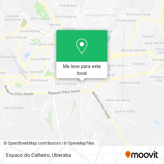 Espaco do Calheiro mapa