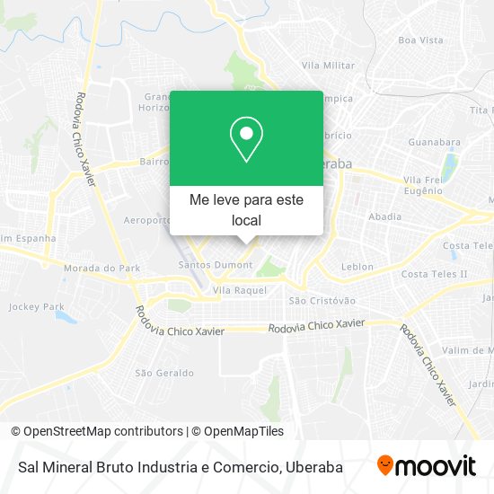 Sal Mineral Bruto Industria e Comercio mapa