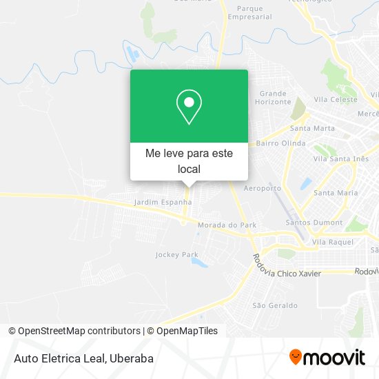 Auto Eletrica Leal mapa