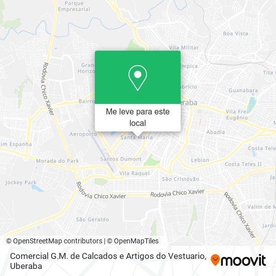 Comercial G.M. de Calcados e Artigos do Vestuario mapa