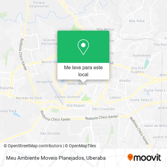 Meu Ambiente Moveis Planejados mapa