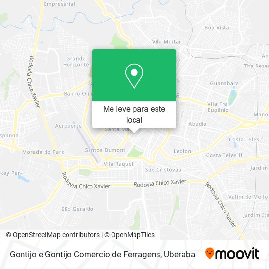 Gontijo e Gontijo Comercio de Ferragens mapa