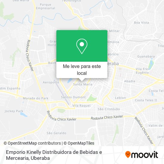 Emporio Kinelly Distribuidora de Bebidas e Mercearia mapa