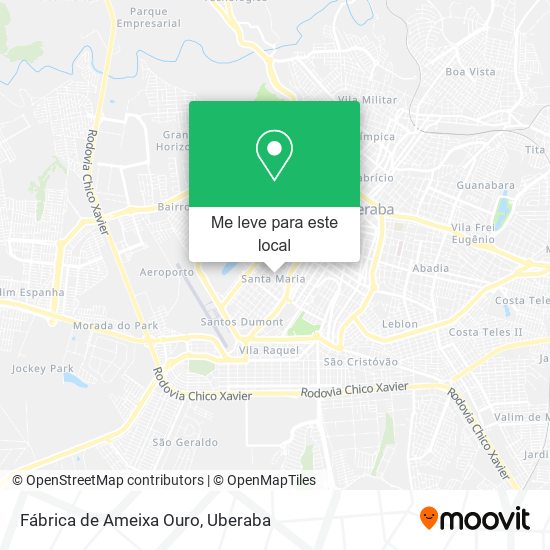 Fábrica de Ameixa Ouro mapa