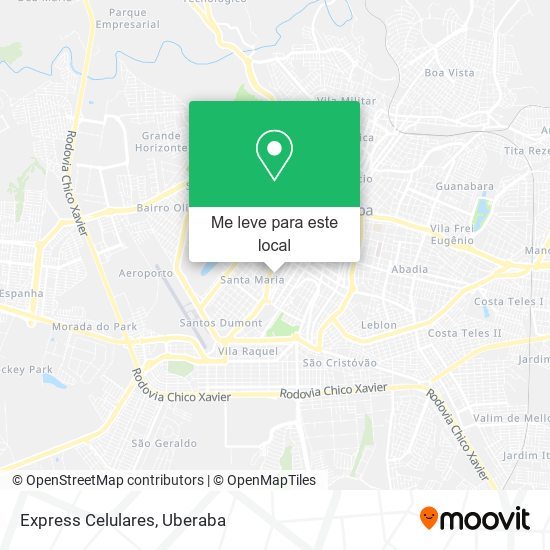 Express Celulares mapa