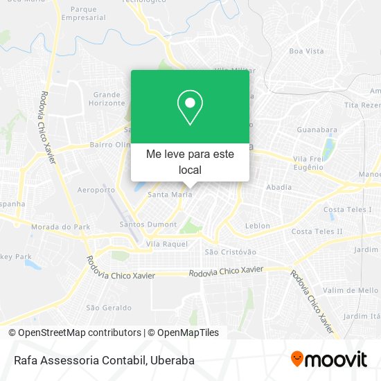 Rafa Assessoria Contabil mapa