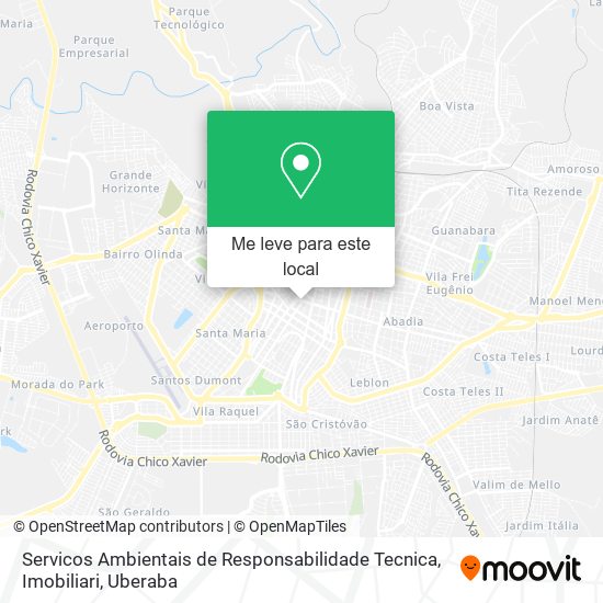 Servicos Ambientais de Responsabilidade Tecnica, Imobiliari mapa