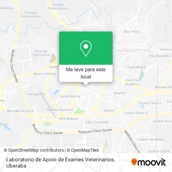 Laboratorio de Apoio de Exames Veterinarios mapa
