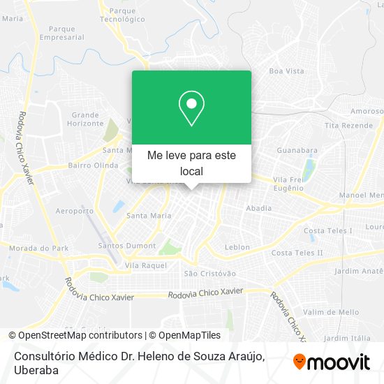 Consultório Médico Dr. Heleno de Souza Araújo mapa