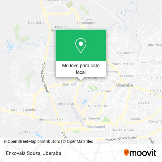 Enxovais Souza mapa