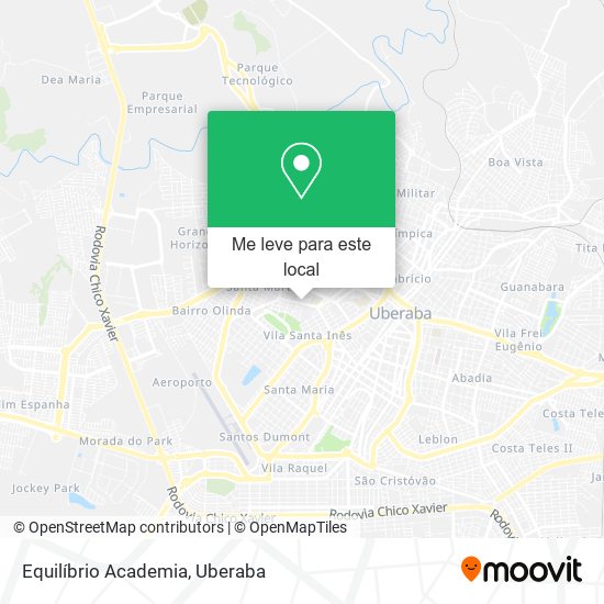 Equilíbrio Academia mapa