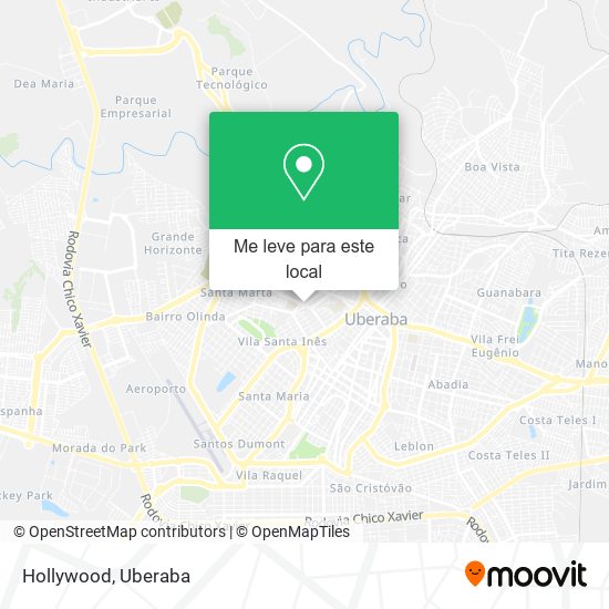 Hollywood mapa