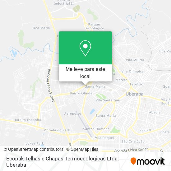 Ecopak Telhas e Chapas Termoecologicas Ltda mapa