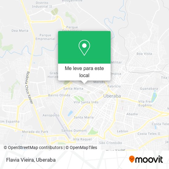 Flavia Vieira mapa