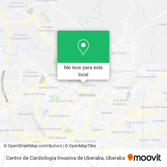 Centro de Cardiologia Invasiva de Uberaba mapa