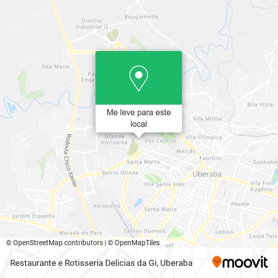 Restaurante e Rotisseria Delicias da Gi mapa