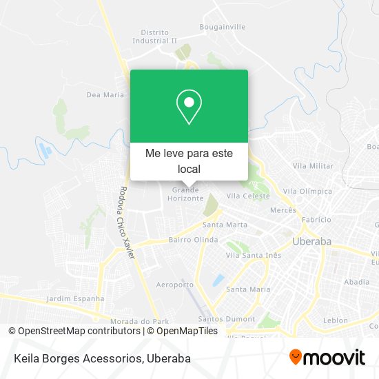 Keila Borges Acessorios mapa