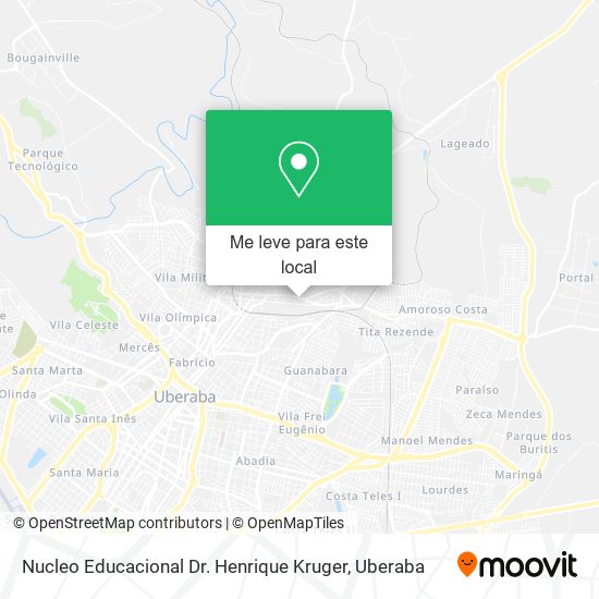 Nucleo Educacional Dr. Henrique Kruger mapa