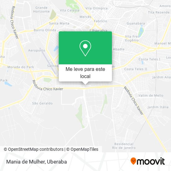 Mania de Mulher mapa