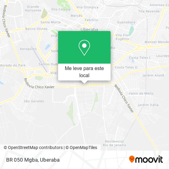 BR 050 Mgba mapa