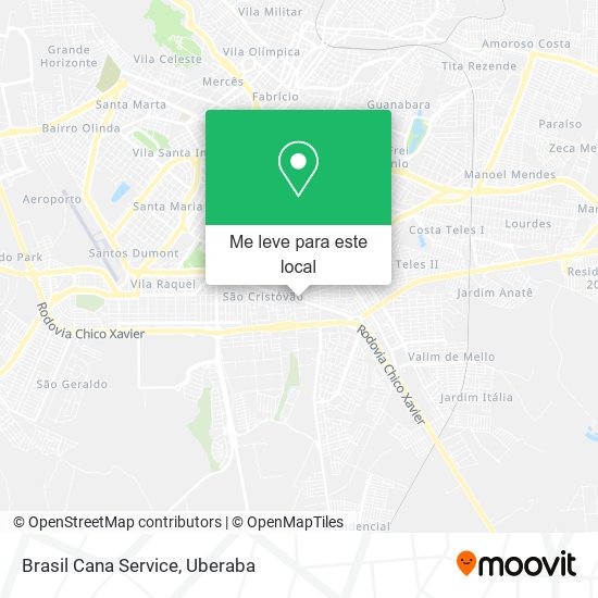 Brasil Cana Service mapa