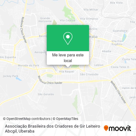 Associação Brasileira dos Criadores de Gir Leiteiro Abcgil mapa