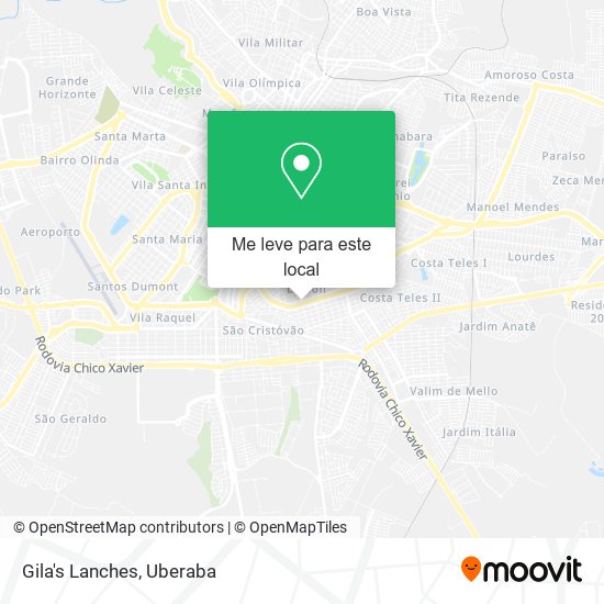 Gila's Lanches mapa