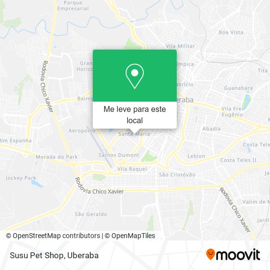 Susu Pet Shop mapa