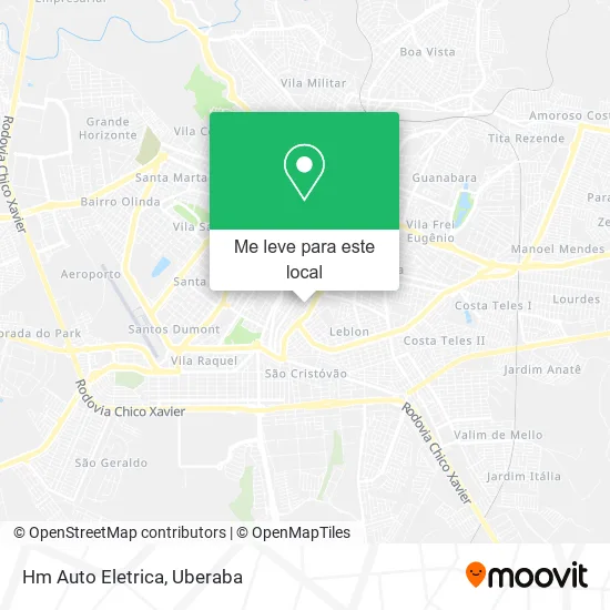 Hm Auto Eletrica mapa