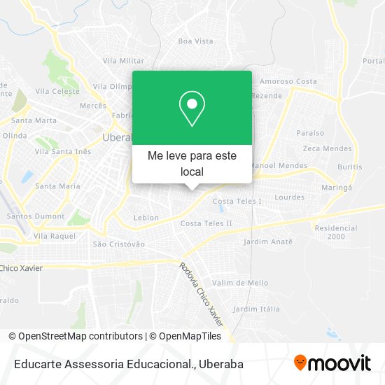 Educarte Assessoria Educacional. mapa