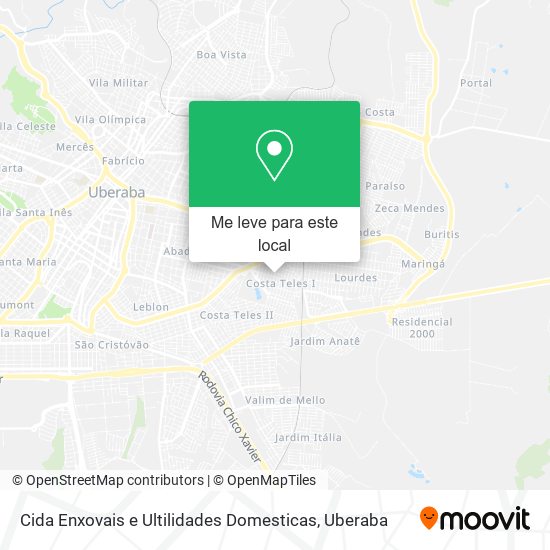 Cida Enxovais e Ultilidades Domesticas mapa