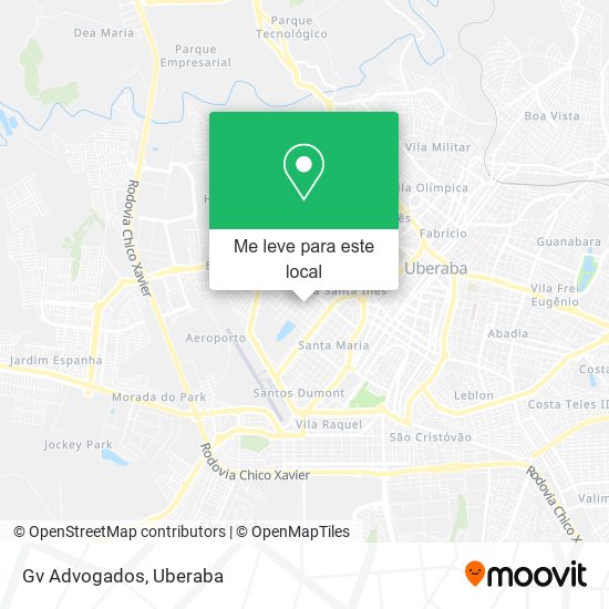 Gv Advogados mapa