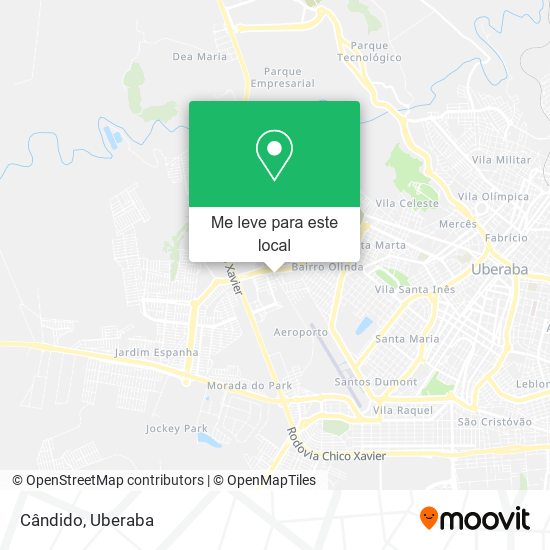 Cândido mapa