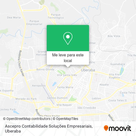 Ascepro Contabilidade Soluções Empresariais mapa