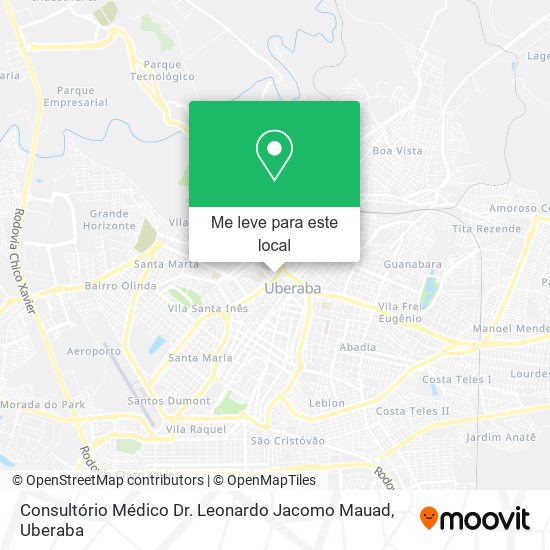 Consultório Médico Dr. Leonardo Jacomo Mauad mapa