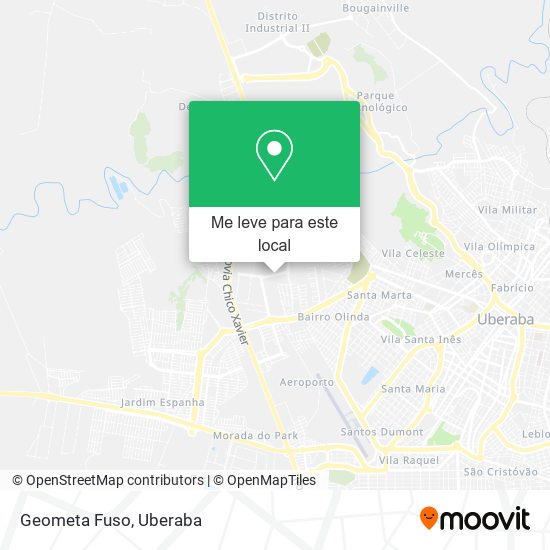 Geometa Fuso mapa