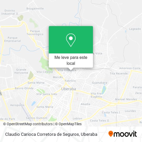 Claudio Carioca Corretora de Seguros mapa