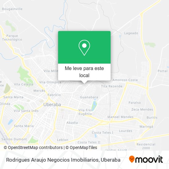 Rodrigues Araujo Negocios Imobiliarios mapa