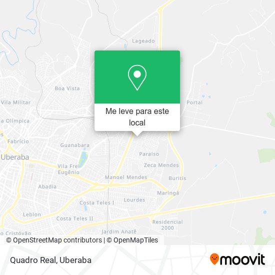 Quadro Real mapa