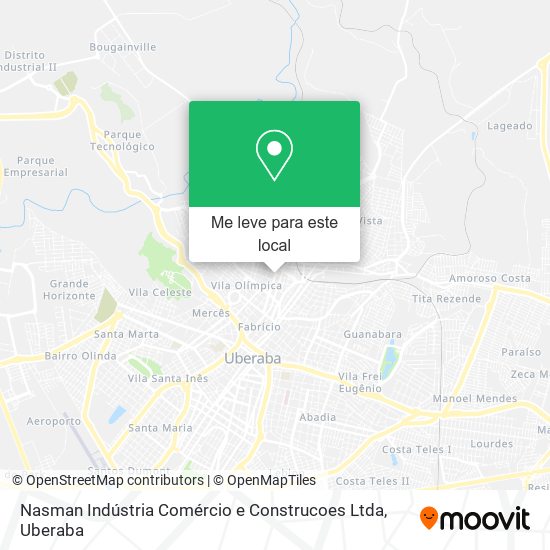 Nasman Indústria Comércio e Construcoes Ltda mapa