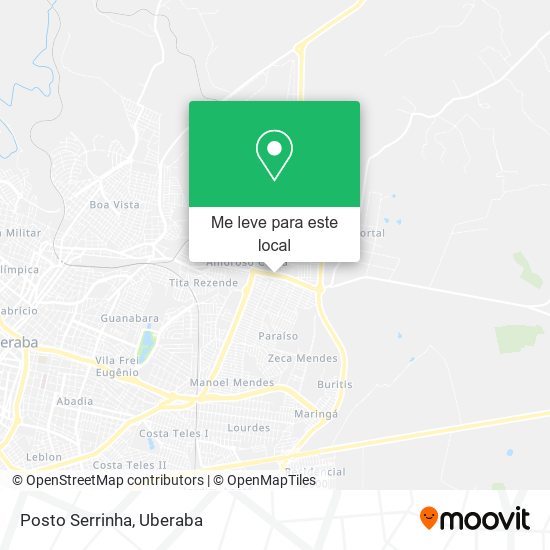 Posto Serrinha mapa