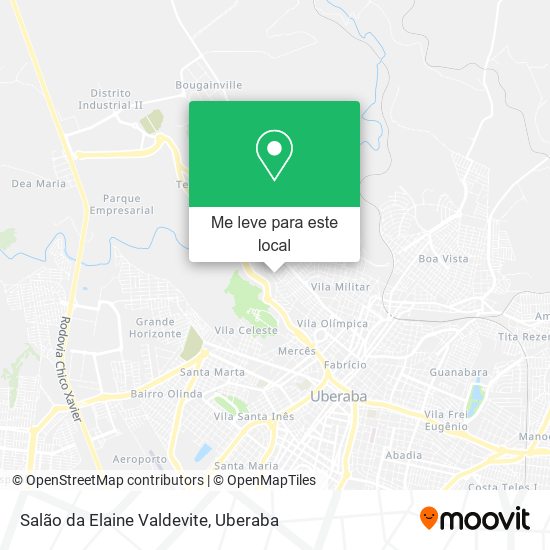 Salão da Elaine Valdevite mapa