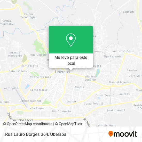 Rua Lauro Borges 364 mapa