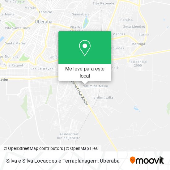 Silva e Silva Locacoes e Terraplanagem mapa